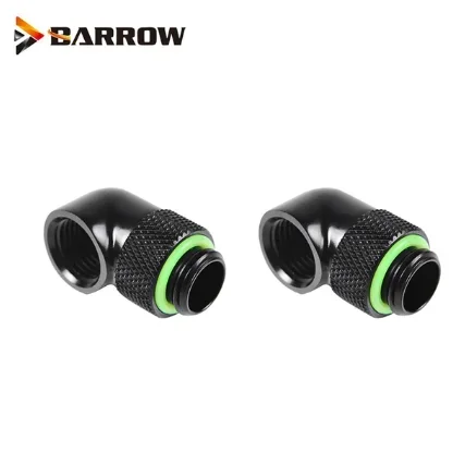 2pcs Barrow G1/4'' 90 Degree Rotary Fittings Computer Water Cooling Kit Fittings Elbow ,Black White Silver,TWT90-V2.5
2pcs Barrow G1/4'' 90 Degree Rotary Fittings Computer Water Cooling Kit Fittings Elbow ,Black White Silver,TWT90-V2.5