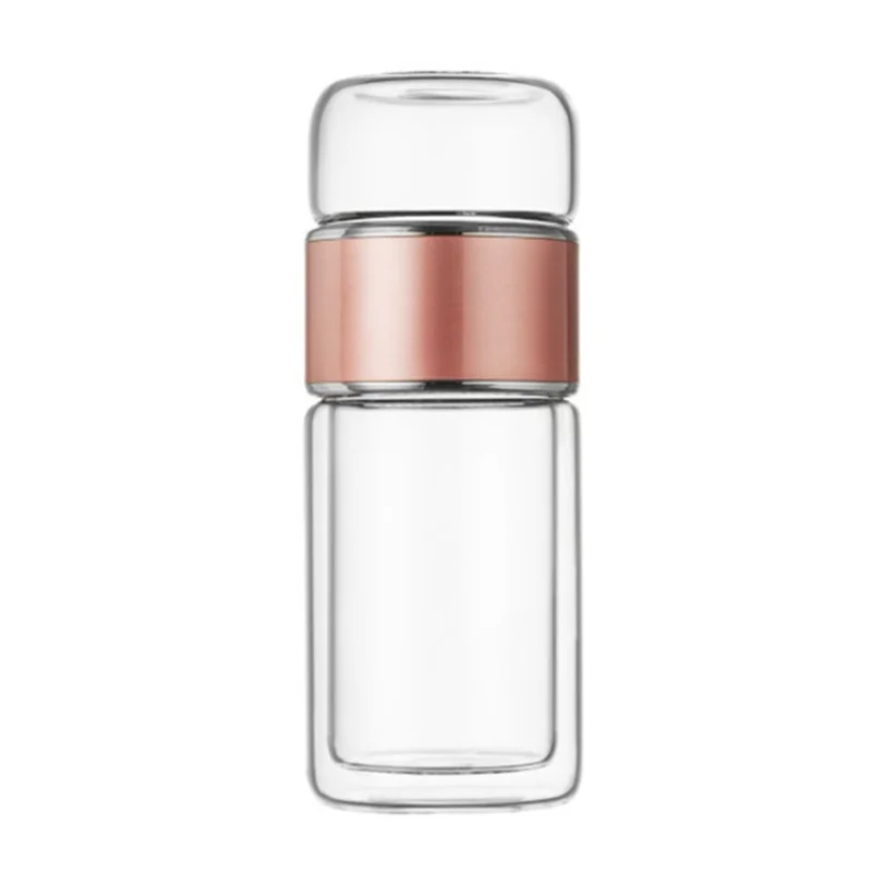 Tea Infuser Bottle 420ml Double Layer Stainless Steel Leakage Proof Glass Water Bottle For Office Travel Home
Tea Infuser Bottle 420ml Double Layer Stainless Steel Leakage Proof Glass Water Bottle For Office Travel Home