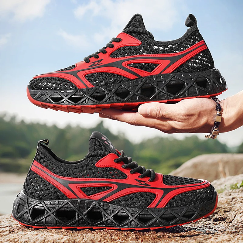 Men's Breathable Mesh Casual Sneakers Original Comfort Lightweight Sports Running Shoes for Men
Men's Breathable Mesh Casual Sneakers Original Comfort Lightweight Sports Running Shoes for Men