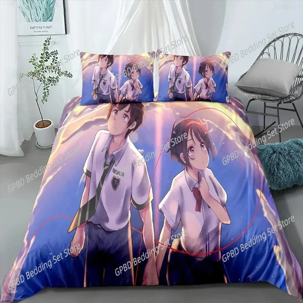 phechion Anime Your Name Bedding Set Single Twin Double Queen King Cal King Size Bed Linen Set
phechion Anime Your Name Bedding Set Single Twin Double Queen King Cal King Size Bed Linen Set