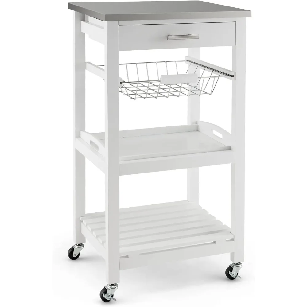 Kitchen Island Cart Rolling Kitchen Trolley with Stainless Steel Tabletop Utility Storage Cart Restaurant Hotel Serving Cart wi
Kitchen Island Cart Rolling Kitchen Trolley with Stainless Steel Tabletop Utility Storage Cart Restaurant Hotel Serving Cart wi
