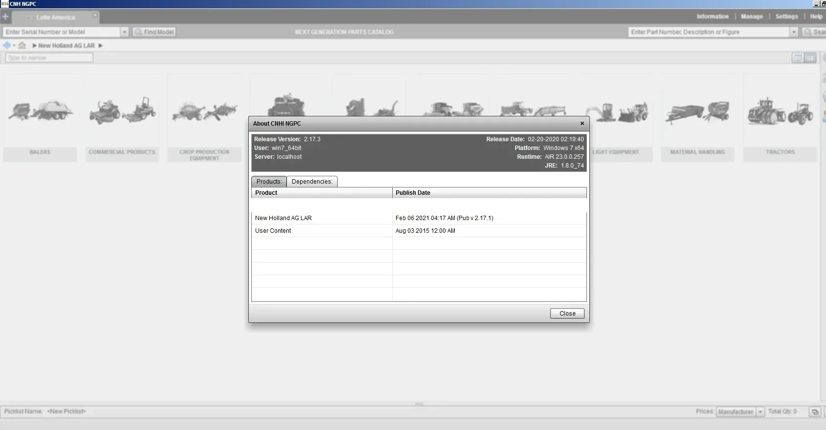 AutoCD New Holland AG Agricultural Latin America EPC 02.2021 Spare Parts Catalog
AutoCD New Holland AG Agricultural Latin America EPC 02.2021 Spare Parts Catalog