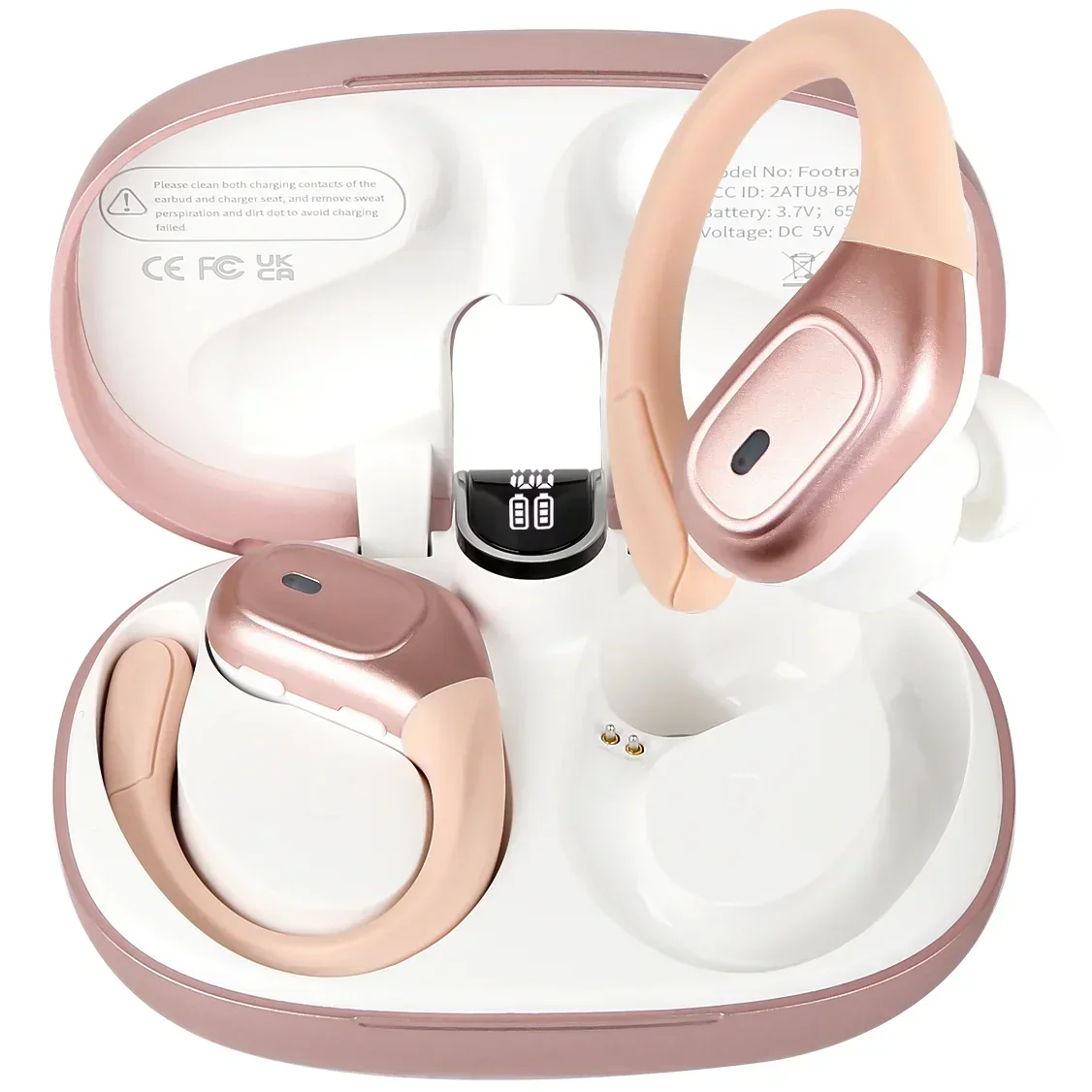 Wireless Earbuds Sport Bluetooth 5.4 Headphones with Noise Cancelling Mic HiFi Stereo Over Ear Bud LED Display For Smart Phone
Wireless Earbuds Sport Bluetooth 5.4 Headphones with Noise Cancelling Mic HiFi Stereo Over Ear Bud LED Display For Smart Phone