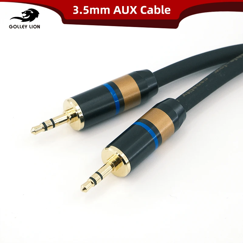 GOLLEY LION 3.5mm Aux Cord Universal Stereo Audio Cable for Car iPhone Android iPad MP3 Player Headphones Home Theater System
GOLLEY LION 3.5mm Aux Cord Universal Stereo Audio Cable for Car iPhone Android iPad MP3 Player Headphones Home Theater System