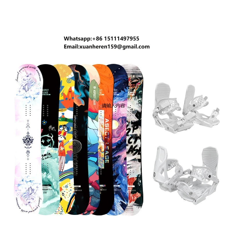 Customized OEM/ODM Beginner Snowboards for Adult Medium Hardness Freestyle Snowboards Camber All-mountain Snowboard
Customized OEM/ODM Beginner Snowboards for Adult Medium Hardness Freestyle Snowboards Camber All-mountain Snowboard