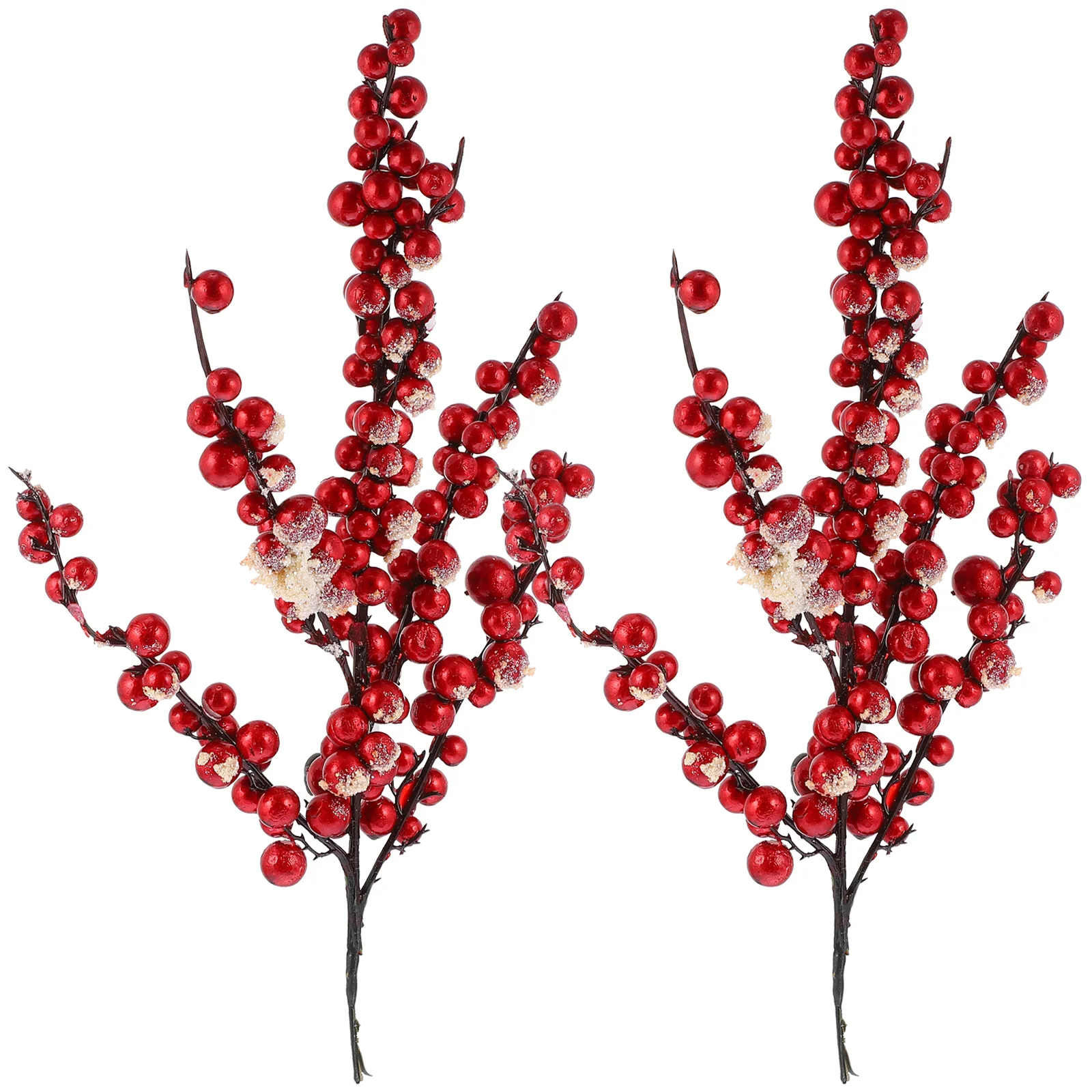 2 Pcs Artificial Berries Decorations Plastic Red Berry Branches Xmas Home Party Floral Arrangement nament Gifts
2 Pcs Artificial Berries Decorations Plastic Red Berry Branches Xmas Home Party Floral Arrangement nament Gifts