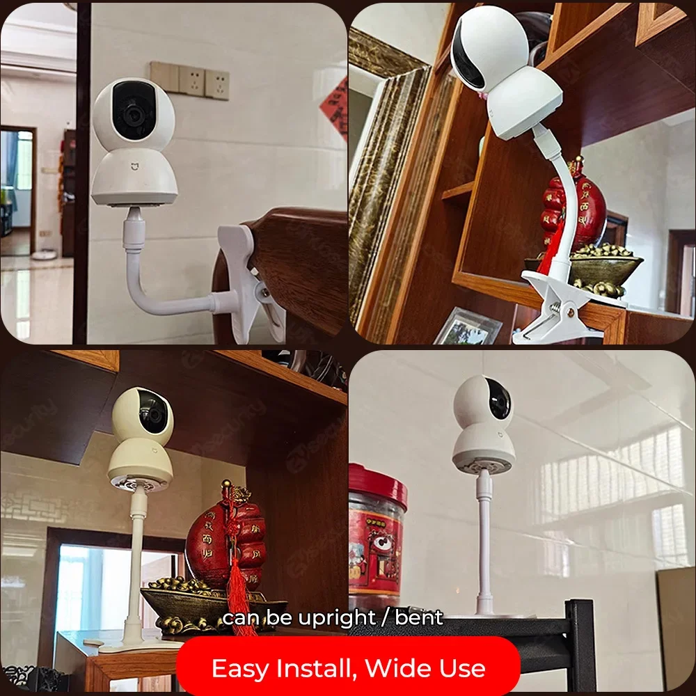 Universal Baby Monitor Holder Bendable Clip Base IP Camera Bracket Punch-free Baby Camera Stand CCTV Mount with Glue
Universal Baby Monitor Holder Bendable Clip Base IP Camera Bracket Punch-free Baby Camera Stand CCTV Mount with Glue