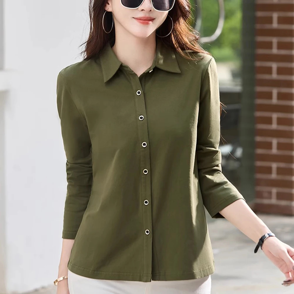 European Station Long sleeved T-shirt Women's Spring and Autumn New High end Fashion Light Luxury Leisure Pure Cotton Loose Top
European Station Long sleeved T-shirt Women's Spring and Autumn New High end Fashion Light Luxury Leisure Pure Cotton Loose Top