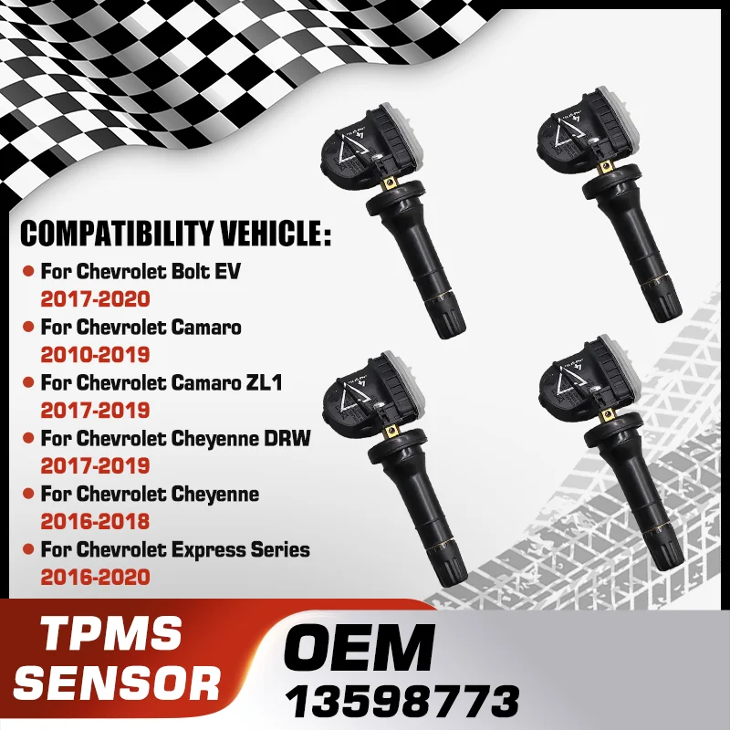 For Chevrolet Bolt EV Chevrolet Camaro Chevrolet Camaro ZL1 Chevrolet Cheyenne Chevrolet Express Series Car Tire Pressure Sensor
For Chevrolet Bolt EV Chevrolet Camaro Chevrolet Camaro ZL1 Chevrolet Cheyenne Chevrolet Express Series Car Tire Pressure Sensor