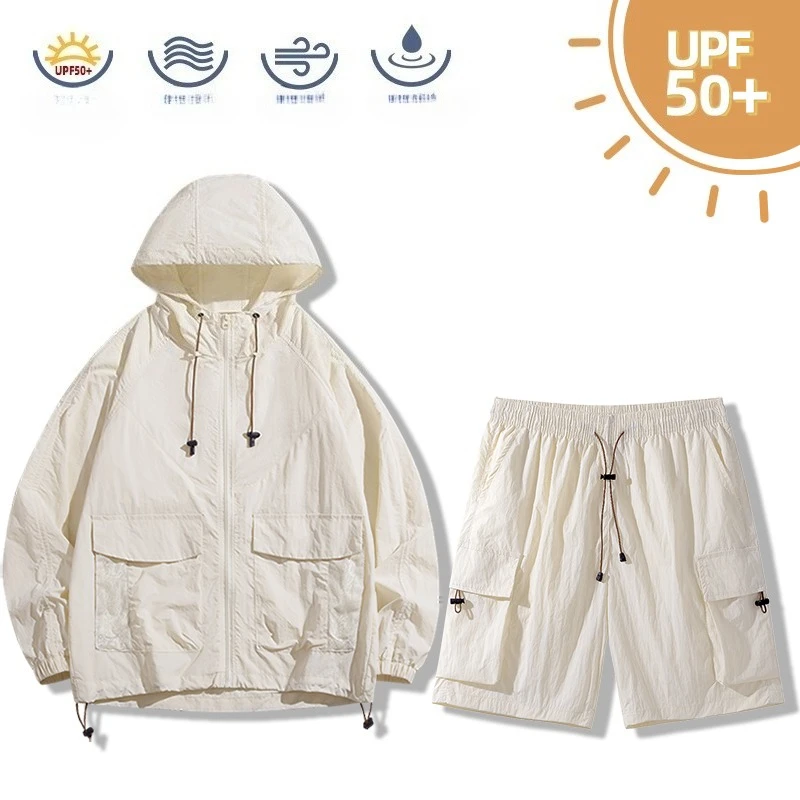 UPF50+ Sun Protection Tracksuit Casual Sport Ice Silk Set Outdoor Jogging Training Fitness T-shirt Quick Drying Breathable Sets
UPF50+ Sun Protection Tracksuit Casual Sport Ice Silk Set Outdoor Jogging Training Fitness T-shirt Quick Drying Breathable Sets