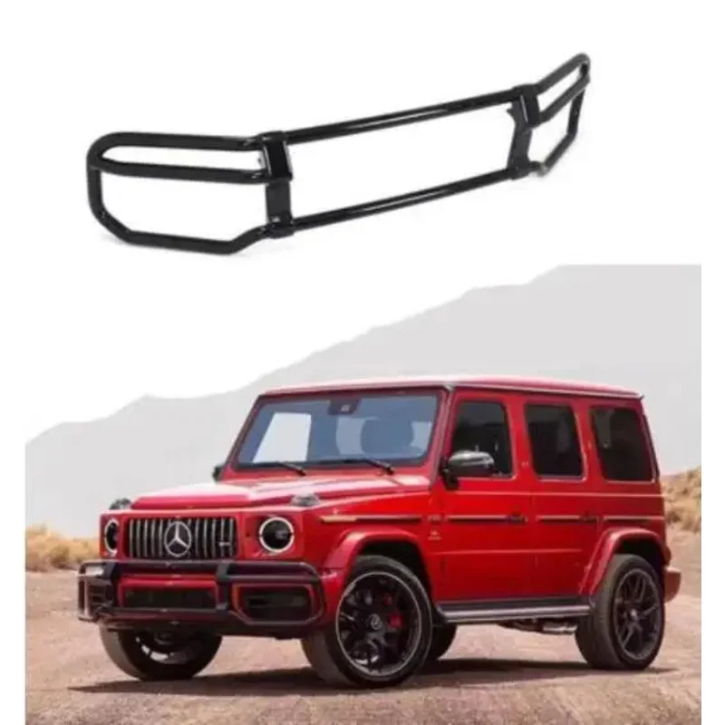 Защита переднего бампера из нержавеющей стали для Mercedes-Benz W464 G-Class G350 G500 G63 AMG 2019-2023 
Защита переднего бампера из нержавеющей стали для Mercedes-Benz W464 G-Class G350 G500 G63 AMG 2019-2023