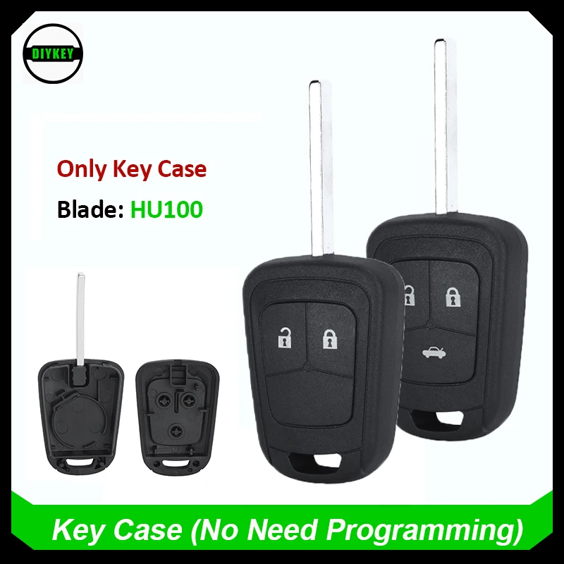 DIYKEY 2/3 Buttons Car Remote Key Shell Case Fob Replacement For Chevrolet AVEO Cruze For Opel Malibu Sonic HU100 Key Blade
DIYKEY 2/3 Buttons Car Remote Key Shell Case Fob Replacement For Chevrolet AVEO Cruze For Opel Malibu Sonic HU100 Key Blade