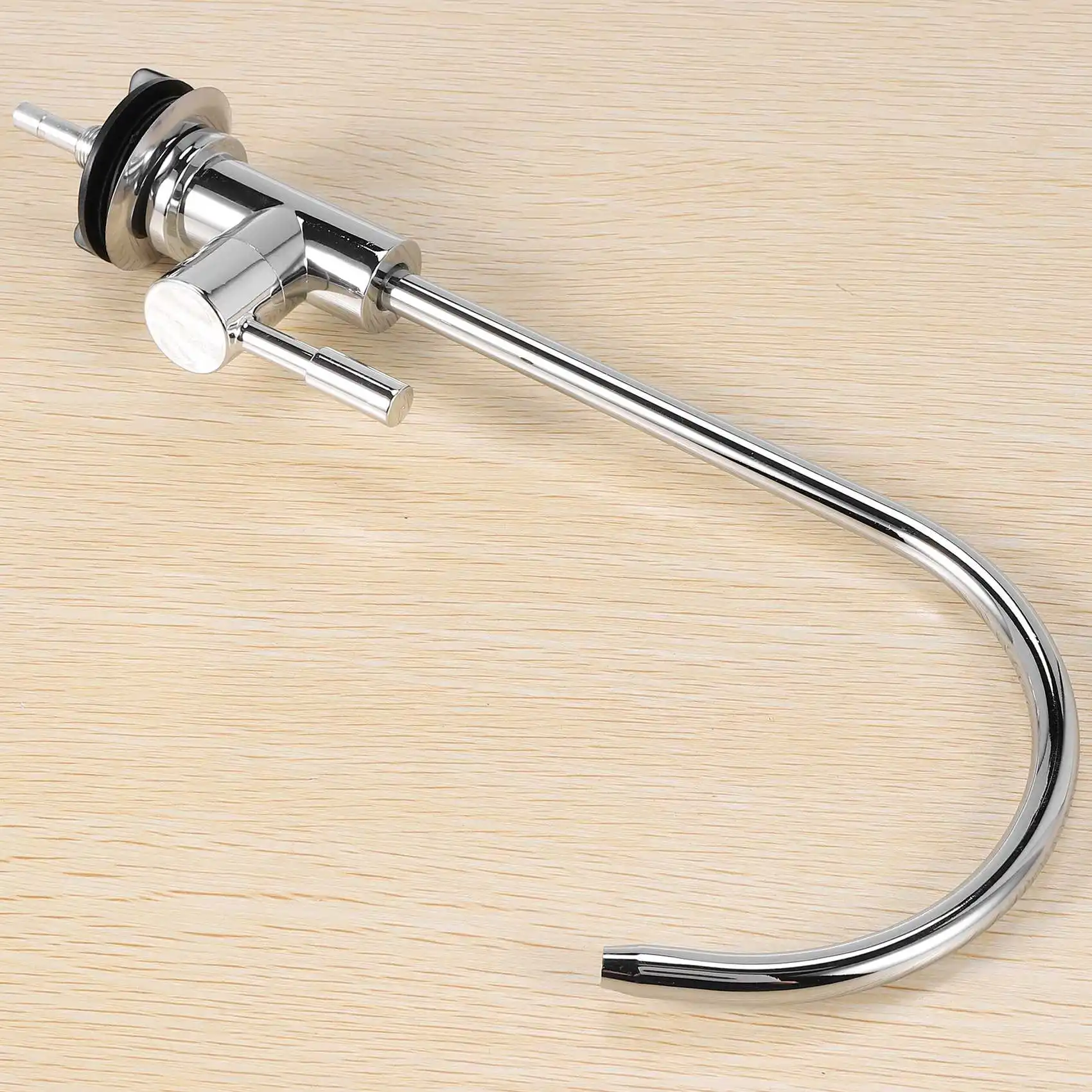 Изысканный хромированный кухонный кран-фильтр для питьевой воды 1/4 дюйма для обратного осмоса
Изысканный хромированный кухонный кран-фильтр для питьевой воды 1/4 дюйма для обратного осмоса