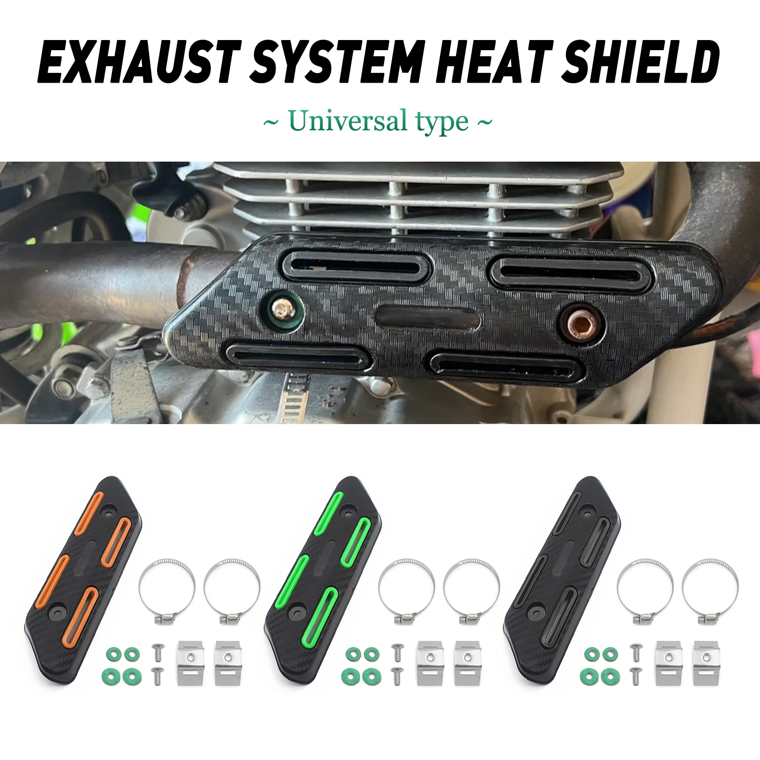 Anti-scalding Guard Exhaust Heat Insulation Guard Exhaust muffler duct protection heat shield Universal For most Motorcycles
Anti-scalding Guard Exhaust Heat Insulation Guard Exhaust muffler duct protection heat shield Universal For most Motorcycles