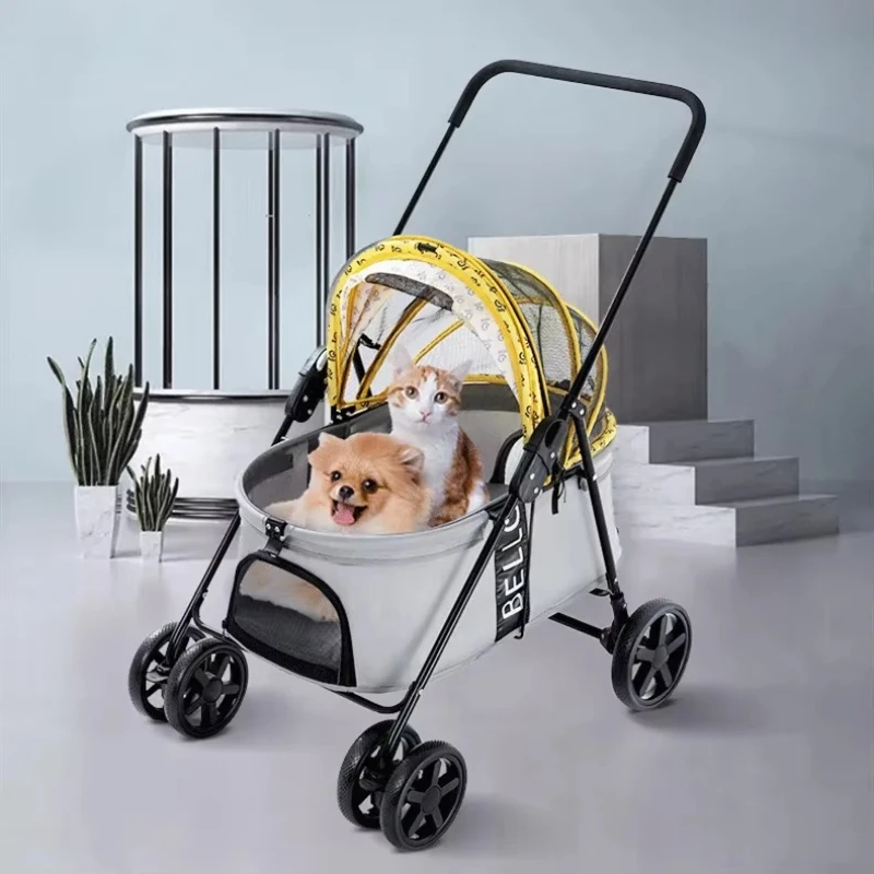 Pet Cart Lightweight Folding Pet Cat and Dog Cart Portable and Foldable Go Traveling Trolley Dog Supplies
Pet Cart Lightweight Folding Pet Cat and Dog Cart Portable and Foldable Go Traveling Trolley Dog Supplies