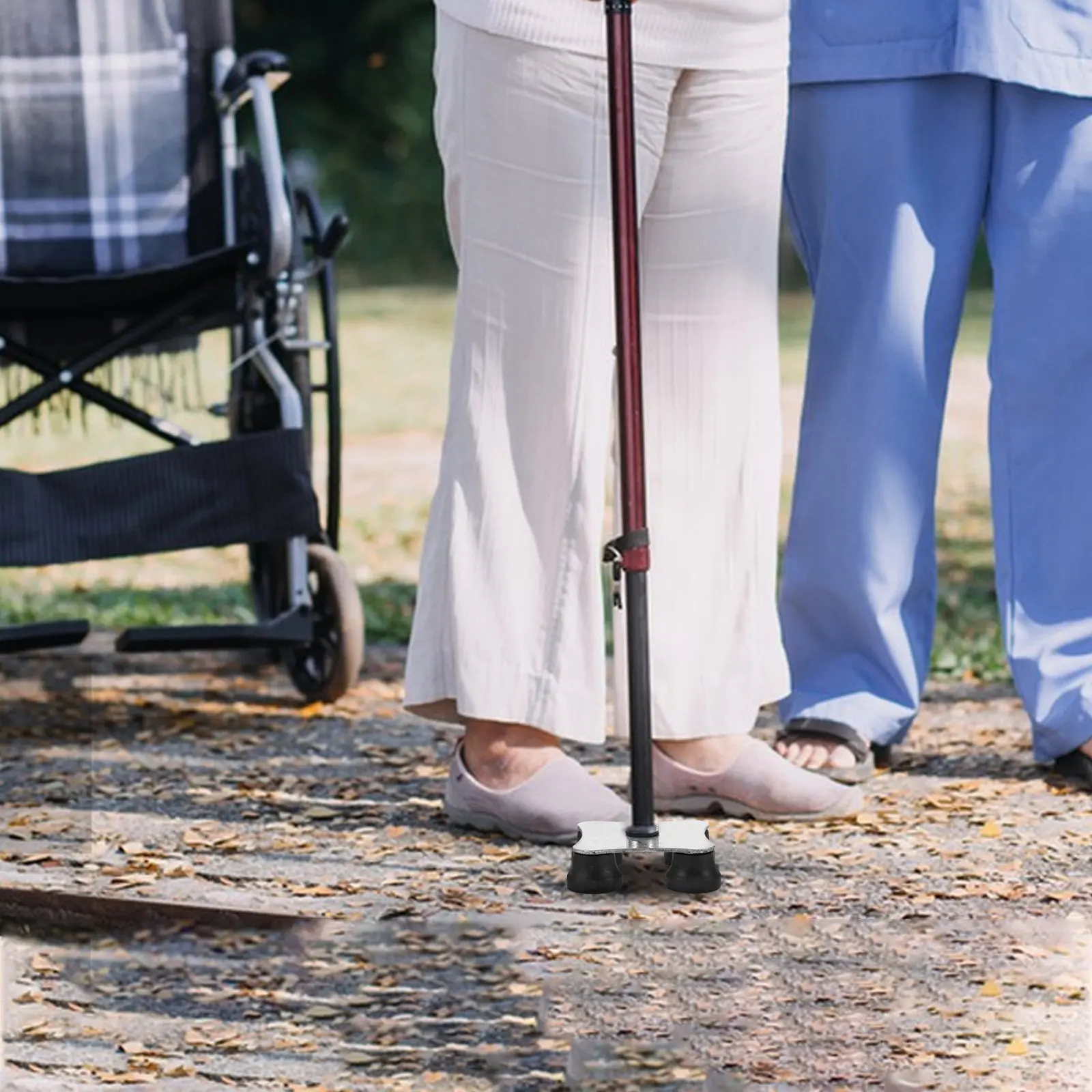 4-Pack Non-Slip Quad Cane Tips Replacement for Elderly Walking Sticks Stability Grip Anti-Wear Trekking Pole Tip Protector Cane
4-Pack Non-Slip Quad Cane Tips Replacement for Elderly Walking Sticks Stability Grip Anti-Wear Trekking Pole Tip Protector Cane