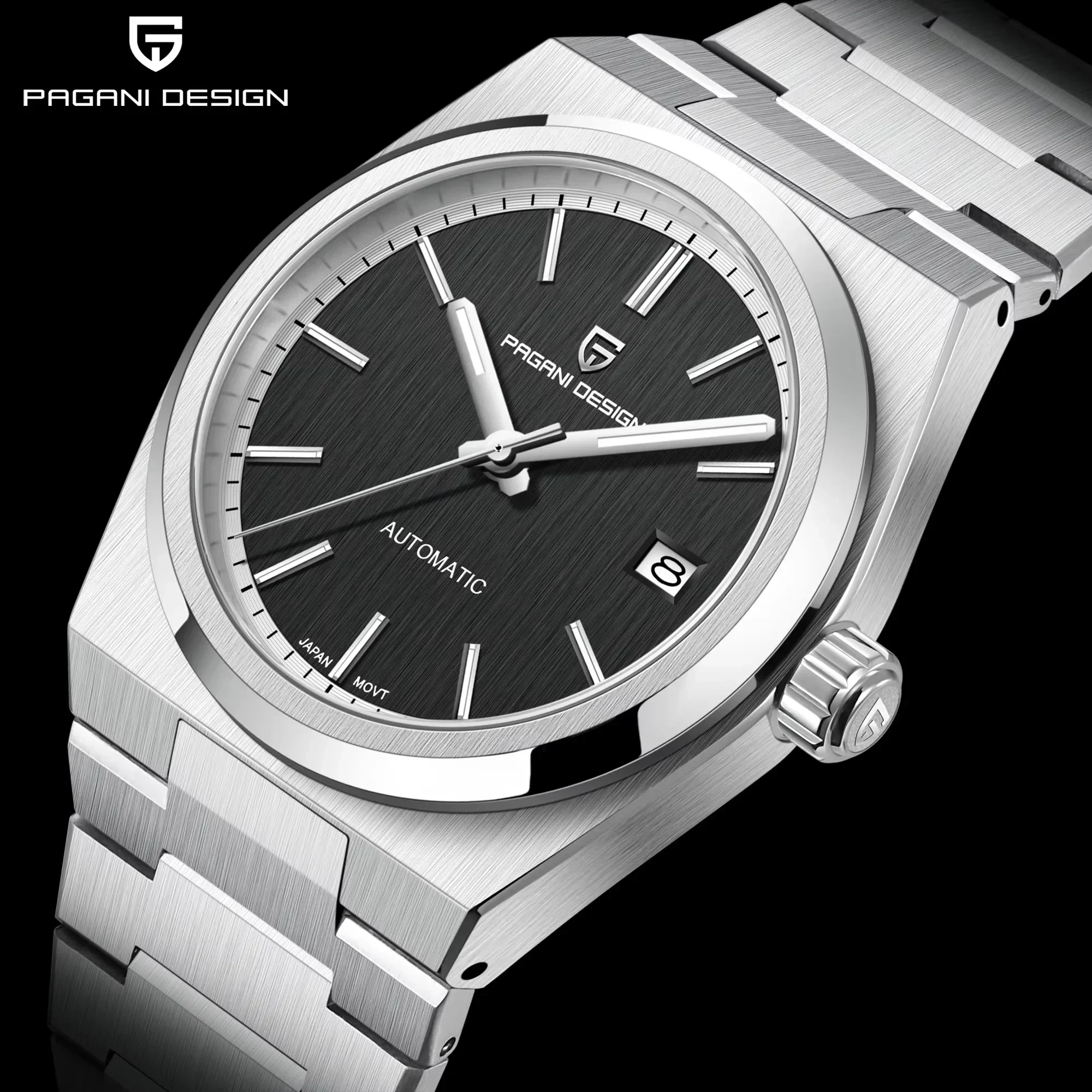 Pagani Design Original 40MM Men's Automatic Mechanical Watch 8215 Luminous C3 Sapphire Stainless Steel Waterproof 10Bar Reloj Ho
Pagani Design Original 40MM Men's Automatic Mechanical Watch 8215 Luminous C3 Sapphire Stainless Steel Waterproof 10Bar Reloj Ho