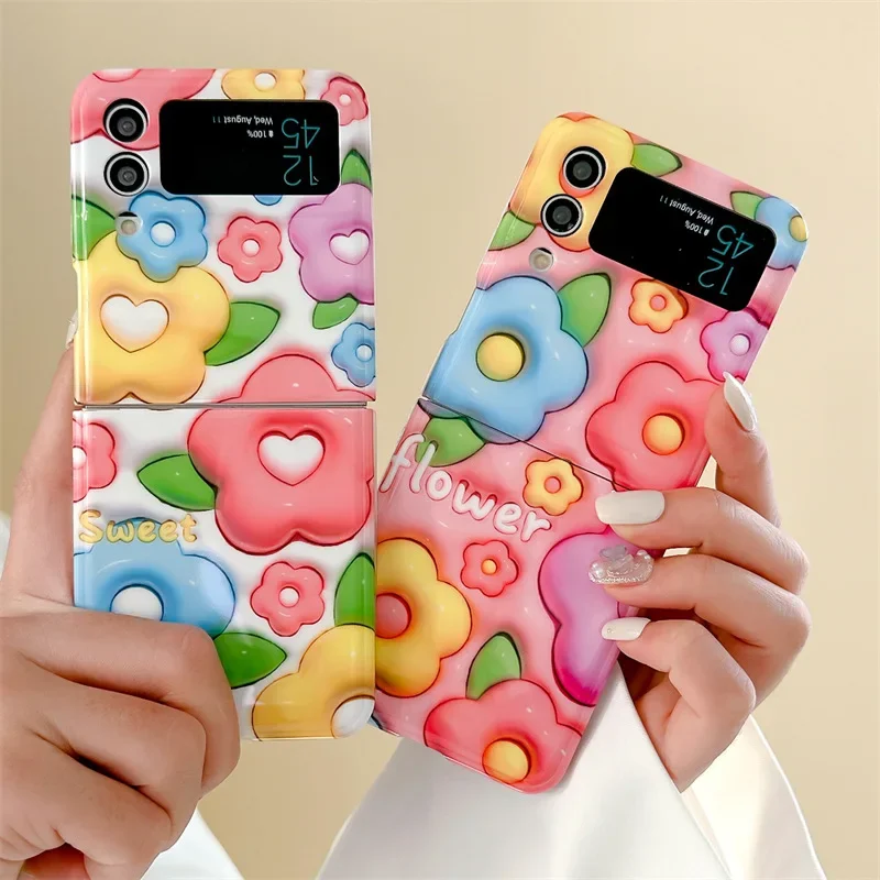 Cartoon Flowers Phone Case for Samsung Galaxy Z Flip 6 5 4 3 Protective Back Cover for ZFlip4 ZFlip5 ZFlip6 Case Shell
Cartoon Flowers Phone Case for Samsung Galaxy Z Flip 6 5 4 3 Protective Back Cover for ZFlip4 ZFlip5 ZFlip6 Case Shell