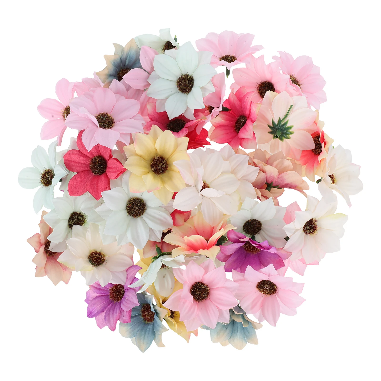 50pcs Mini Daisy Flower Heads Artificial Colorful ClothFlowers for Wedding Party DIY Craft Decor African Daisy
50pcs Mini Daisy Flower Heads Artificial Colorful ClothFlowers for Wedding Party DIY Craft Decor African Daisy