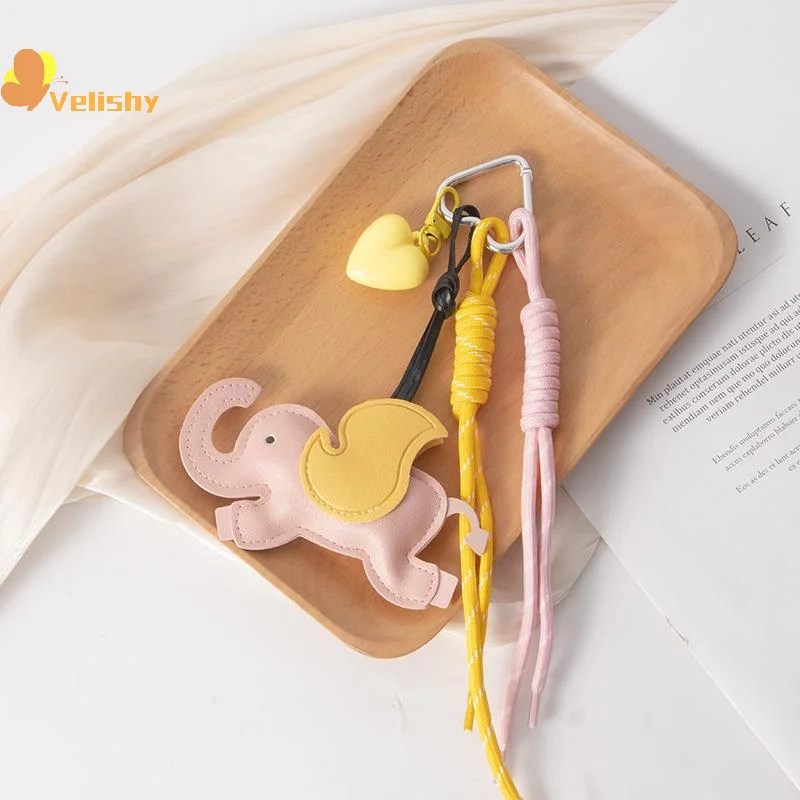 1 Piece Braided Rope Pendant PU Leather Wing Flying Elephant Keychain Decoration For Ladies Bag Charm Accessories Ornament Gift
1 Piece Braided Rope Pendant PU Leather Wing Flying Elephant Keychain Decoration For Ladies Bag Charm Accessories Ornament Gift