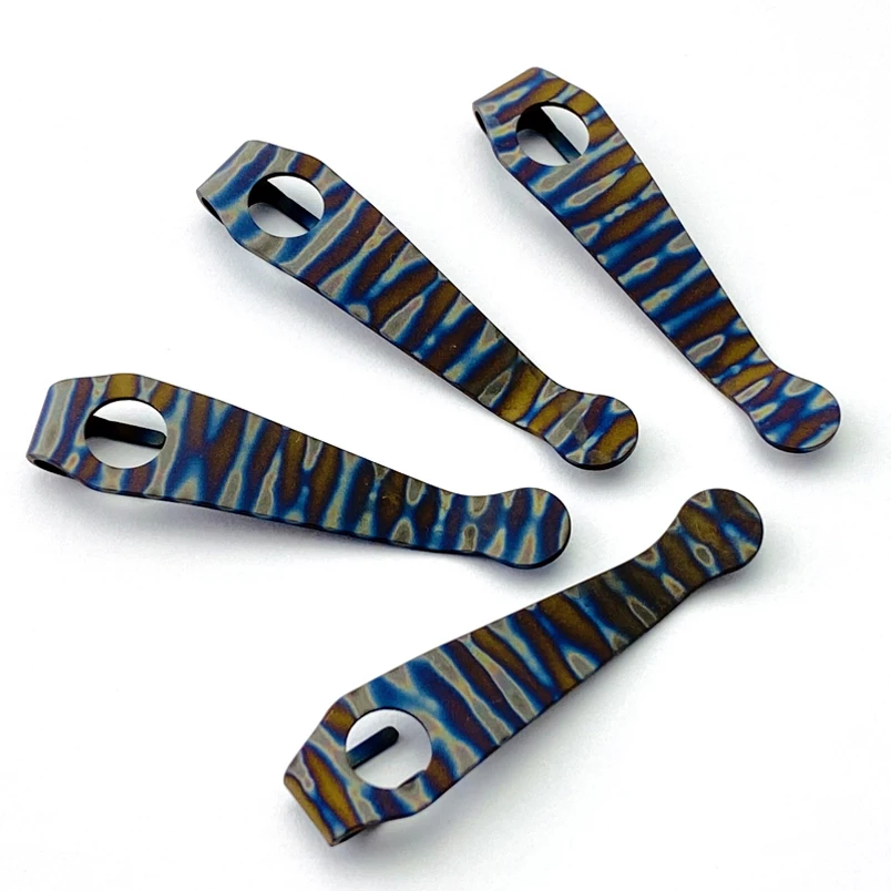 5 Colors Titanium Alloy Knife Deep Carry Pocket Clip Clamp For Genuine Spyderco Para3 Lightweight Knives DIY Make Accessory Part
5 Colors Titanium Alloy Knife Deep Carry Pocket Clip Clamp For Genuine Spyderco Para3 Lightweight Knives DIY Make Accessory Part