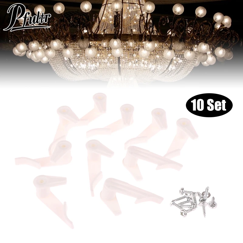 10Pcs 8/10mm Ceiling Light Clip Clamp With Screws Lampshade Fixed Clamp Buckle LED Fixture Ceiling Lamp LED Lighting Accessories
10Pcs 8/10mm Ceiling Light Clip Clamp With Screws Lampshade Fixed Clamp Buckle LED Fixture Ceiling Lamp LED Lighting Accessories