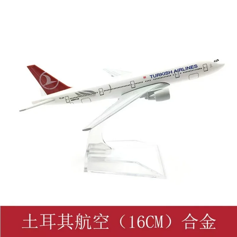 Aviation alloy aircraft model simulation static 16 cm Turkish Airlines Boeing 777 sent to friends collection display
Aviation alloy aircraft model simulation static 16 cm Turkish Airlines Boeing 777 sent to friends collection display