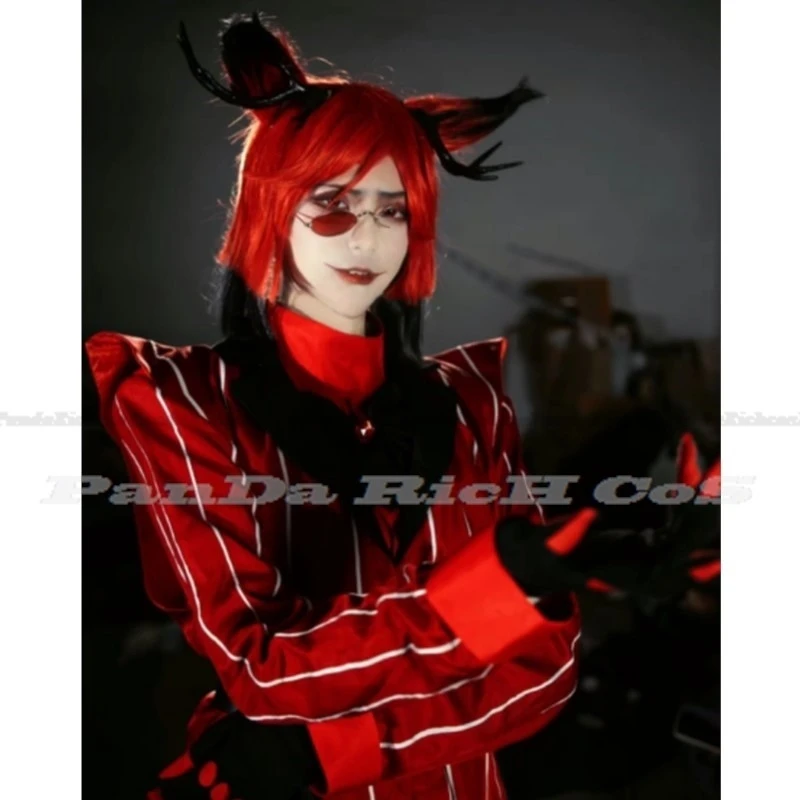 Hazbin Cosplay Hotel Uniform ALASTOR Cosplay Costume Adult Men Halloween Uniform Jacket Pants Red Suit Anime Cosplay Microphone
Hazbin Cosplay Hotel Uniform ALASTOR Cosplay Costume Adult Men Halloween Uniform Jacket Pants Red Suit Anime Cosplay Microphone