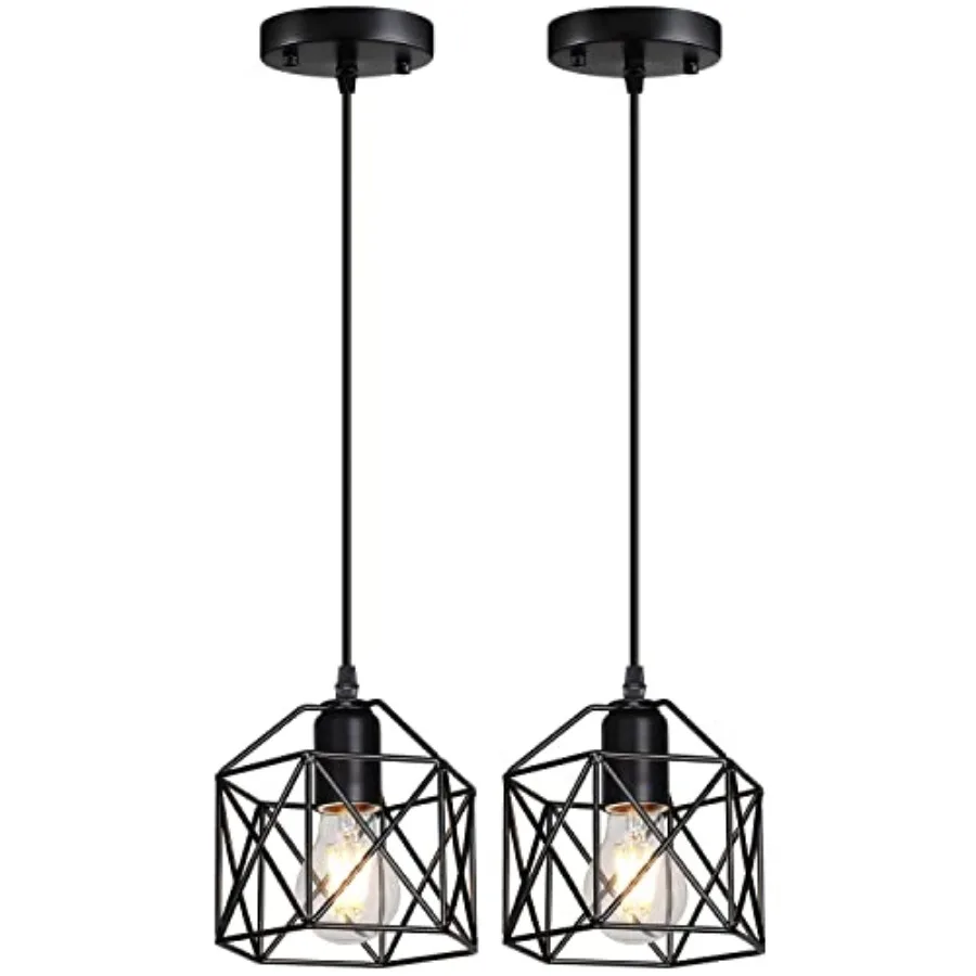 1 Light Vintage Hanging Light Pendant Light Fixture Farmhouse Basket Cage Hanging Ceiling Light for Kitchen Island Dining Resta
1 Light Vintage Hanging Light Pendant Light Fixture Farmhouse Basket Cage Hanging Ceiling Light for Kitchen Island Dining Resta