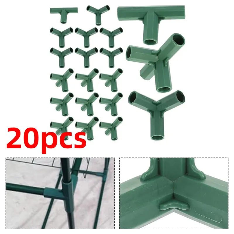 20pcs 16mm Round Tube Connector Three-Way / Four-Way Greenhouse Frame Building Connector For Greenhouse/Gardening/vegetable
20pcs 16mm Round Tube Connector Three-Way / Four-Way Greenhouse Frame Building Connector For Greenhouse/Gardening/vegetable