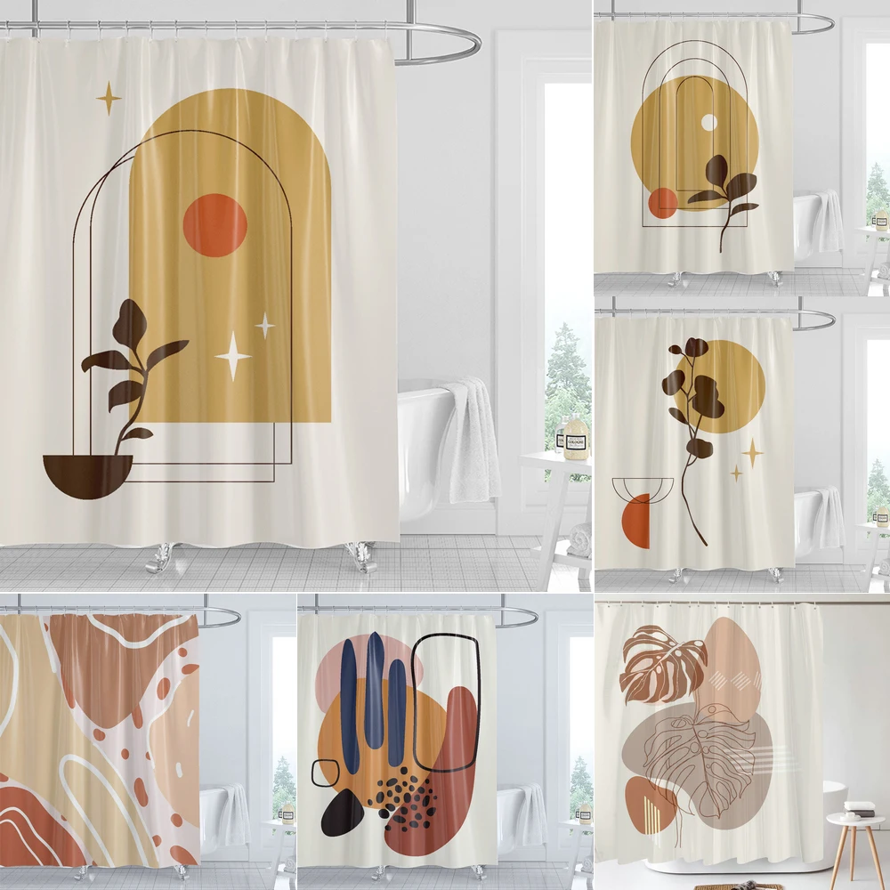 Boho Bathroom Curtains Waterproof 72" x 72" Modern Shower Curtain Set Leaves Plant Neutral Shower Curtain For Home Decoration
Boho Bathroom Curtains Waterproof 72" x 72" Modern Shower Curtain Set Leaves Plant Neutral Shower Curtain For Home Decoration