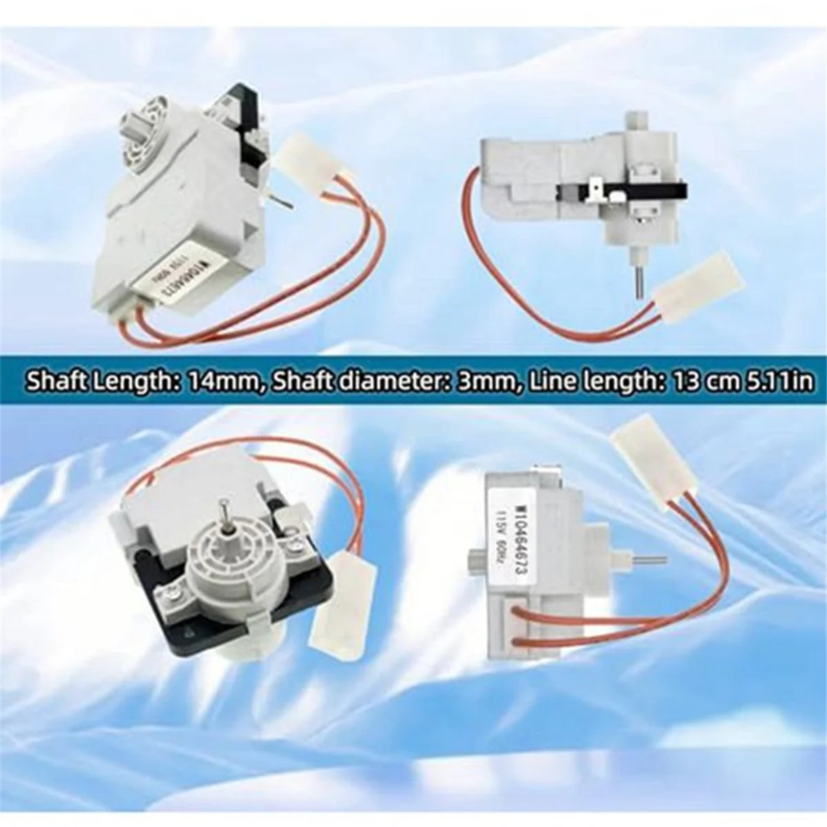 RA-Refrigerator Evaporator Fan Motor for WPW10464673 PS7320664 PS11755167 3020513 115V 60Hz
RA-Refrigerator Evaporator Fan Motor for WPW10464673 PS7320664 PS11755167 3020513 115V 60Hz