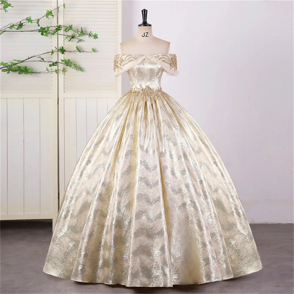 Gold Party Dress 15 Quinceanera Dresses Ball Gown Elegant Off The Shoulder Prom Dress Customized 15 Year Old Dress Ashley Gloria
Gold Party Dress 15 Quinceanera Dresses Ball Gown Elegant Off The Shoulder Prom Dress Customized 15 Year Old Dress Ashley Gloria
