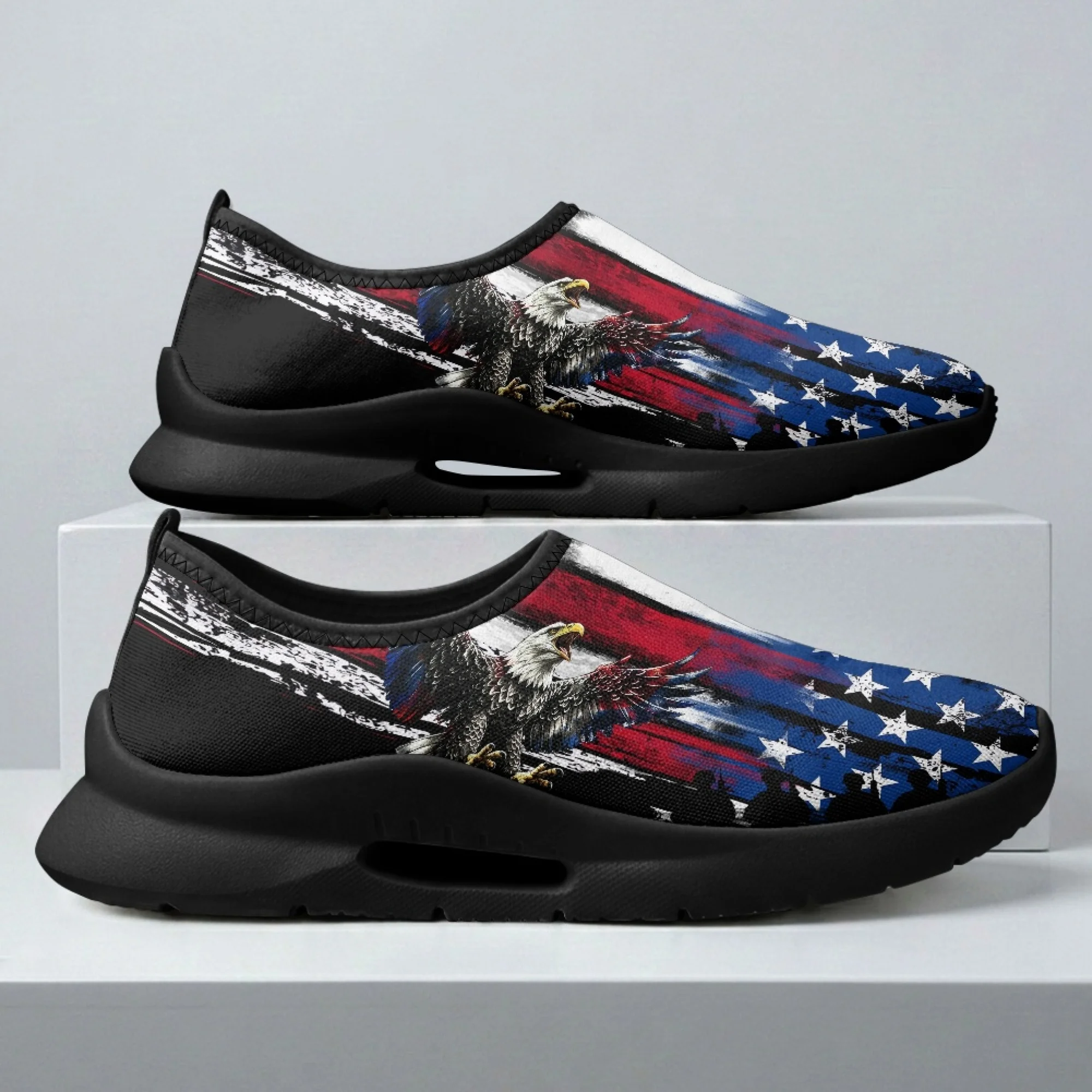 XIXIRIMIDO American Flag Eagle Mens Casual Shoes Slip On Walking Sneakers Womens Gym Workout Shoes Breathable Mesh Walking Shoes
XIXIRIMIDO American Flag Eagle Mens Casual Shoes Slip On Walking Sneakers Womens Gym Workout Shoes Breathable Mesh Walking Shoes