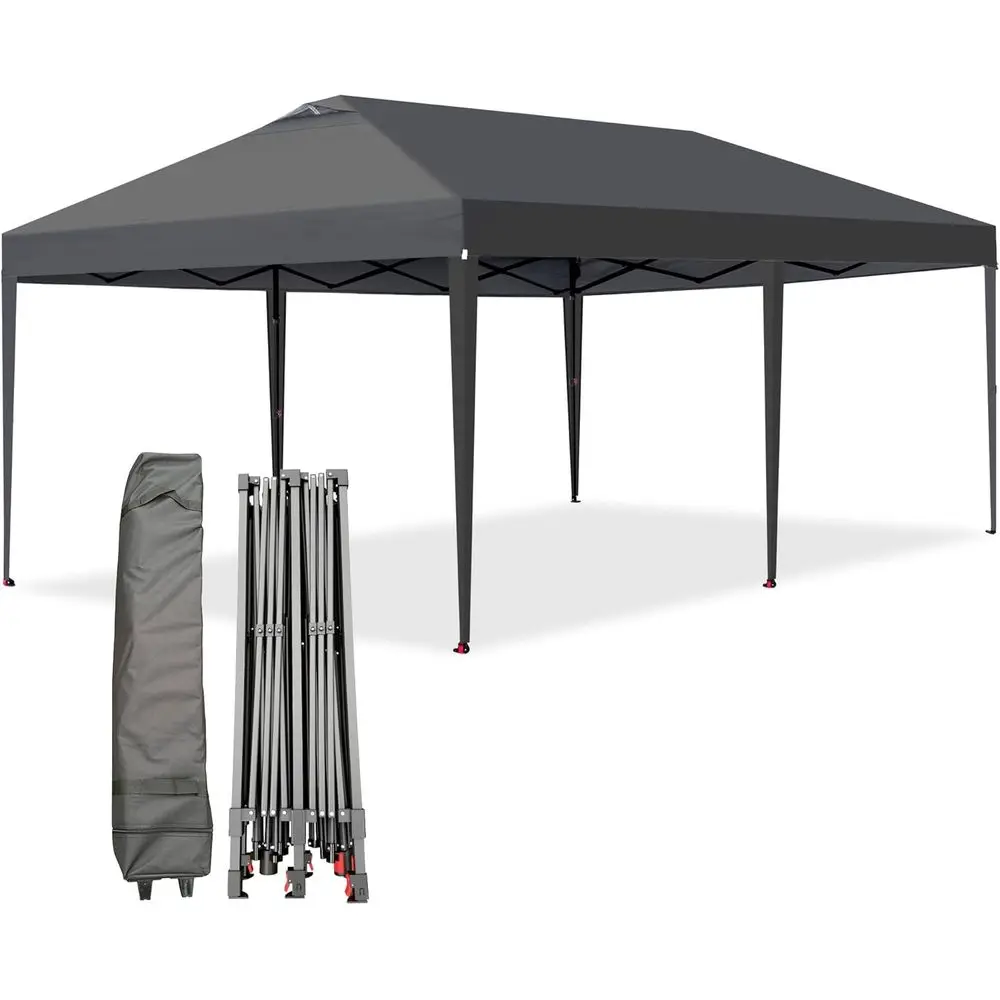 Quick-Deploy 10x20 Pop-Up Tent with Wheeled Bag, Ventilation, Sandbags, Stakes, and Ropes for Events and Trade Shows in Gray
Quick-Deploy 10x20 Pop-Up Tent with Wheeled Bag, Ventilation, Sandbags, Stakes, and Ropes for Events and Trade Shows in Gray