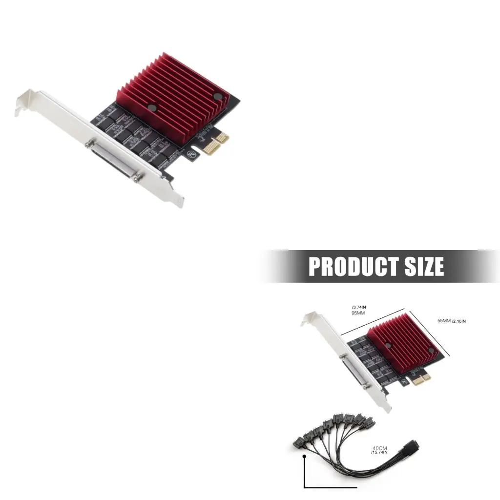 PCIE к 8-портовой плате последовательного порта RS232, основной плате связи с платой расширения
PCIE к 8-портовой плате последовательного порта RS232, основной плате связи с платой расширения
