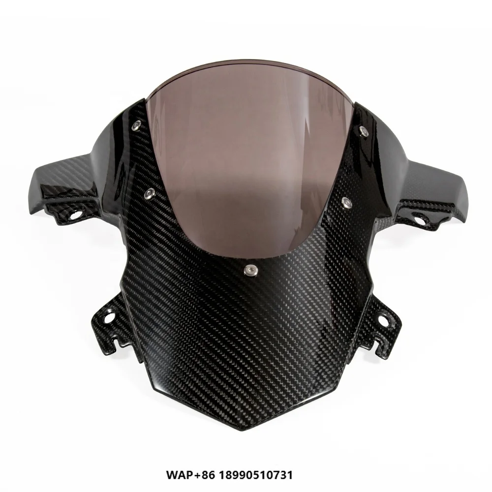 Motorcycle 100% Full Carbon Fiber Motorcycle Windscreen Windshield for S1000RR 2015-2018 in Twill Weave Gloss Black
Motorcycle 100% Full Carbon Fiber Motorcycle Windscreen Windshield for S1000RR 2015-2018 in Twill Weave Gloss Black