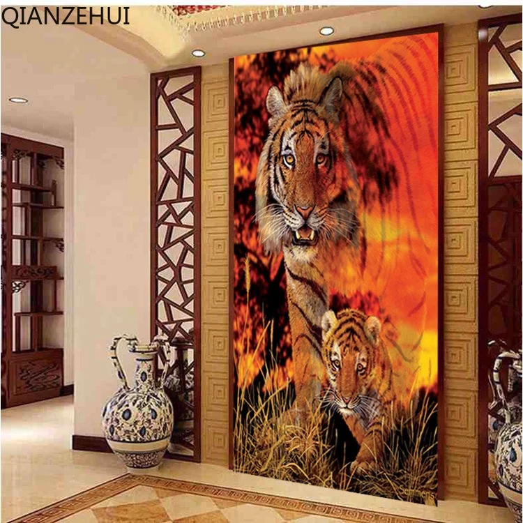 DIY full Diamond Embroidery,Round Diamond Mother Tiger Northeast Tiger Living room decoration rhinestone beads Diamond painting
DIY full Diamond Embroidery,Round Diamond Mother Tiger Northeast Tiger Living room decoration rhinestone beads Diamond painting