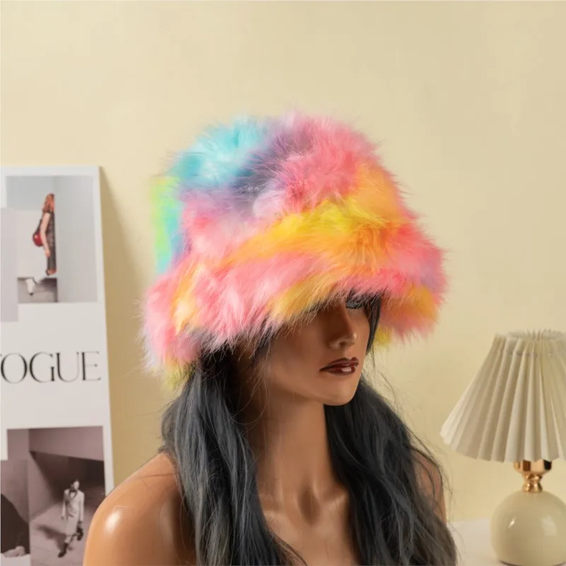 New plush colorful imitation seven-color fashionable fisherman's hat
New plush colorful imitation seven-color fashionable fisherman's hat