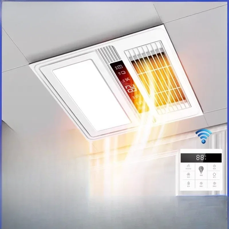 Вентилятор для ванной комнаты 220 В с подогревом, встроенный вытяжной вентилятор для потолочного освещения
Вентилятор для ванной комнаты 220 В с подогревом, встроенный вытяжной вентилятор для потолочного освещения