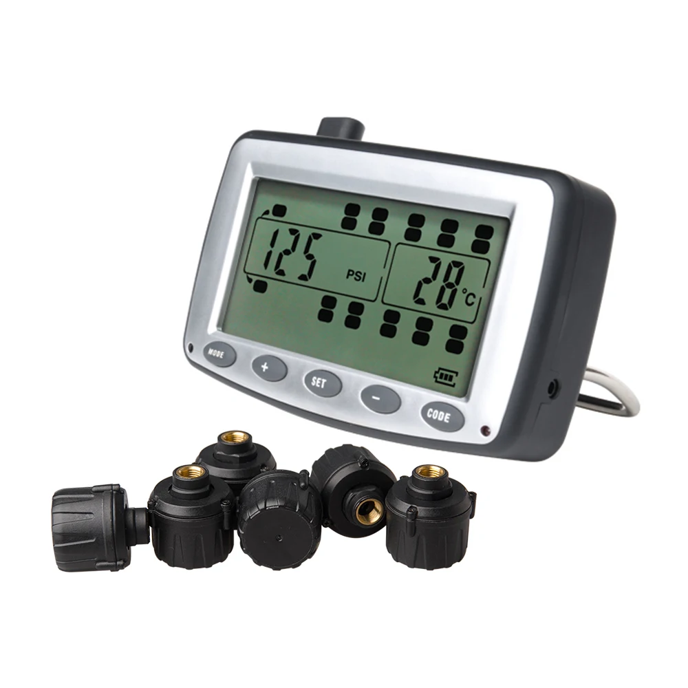 Tire Pressure Monitor System Truck-tpms TM508 Sensor 6 22 38 110 Tyres Repeater Signal Amplifier With Trailer Change
Tire Pressure Monitor System Truck-tpms TM508 Sensor 6 22 38 110 Tyres Repeater Signal Amplifier With Trailer Change