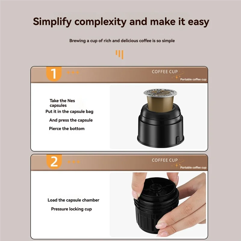 B07B-Portable Electric Espresso Coffee Machine Cordless Rechargeable Handheld Espresso Maker With Heating Function For Outdoor U 
B07B-Portable Electric Espresso Coffee Machine Cordless Rechargeable Handheld Espresso Maker With Heating Function For Outdoor U
