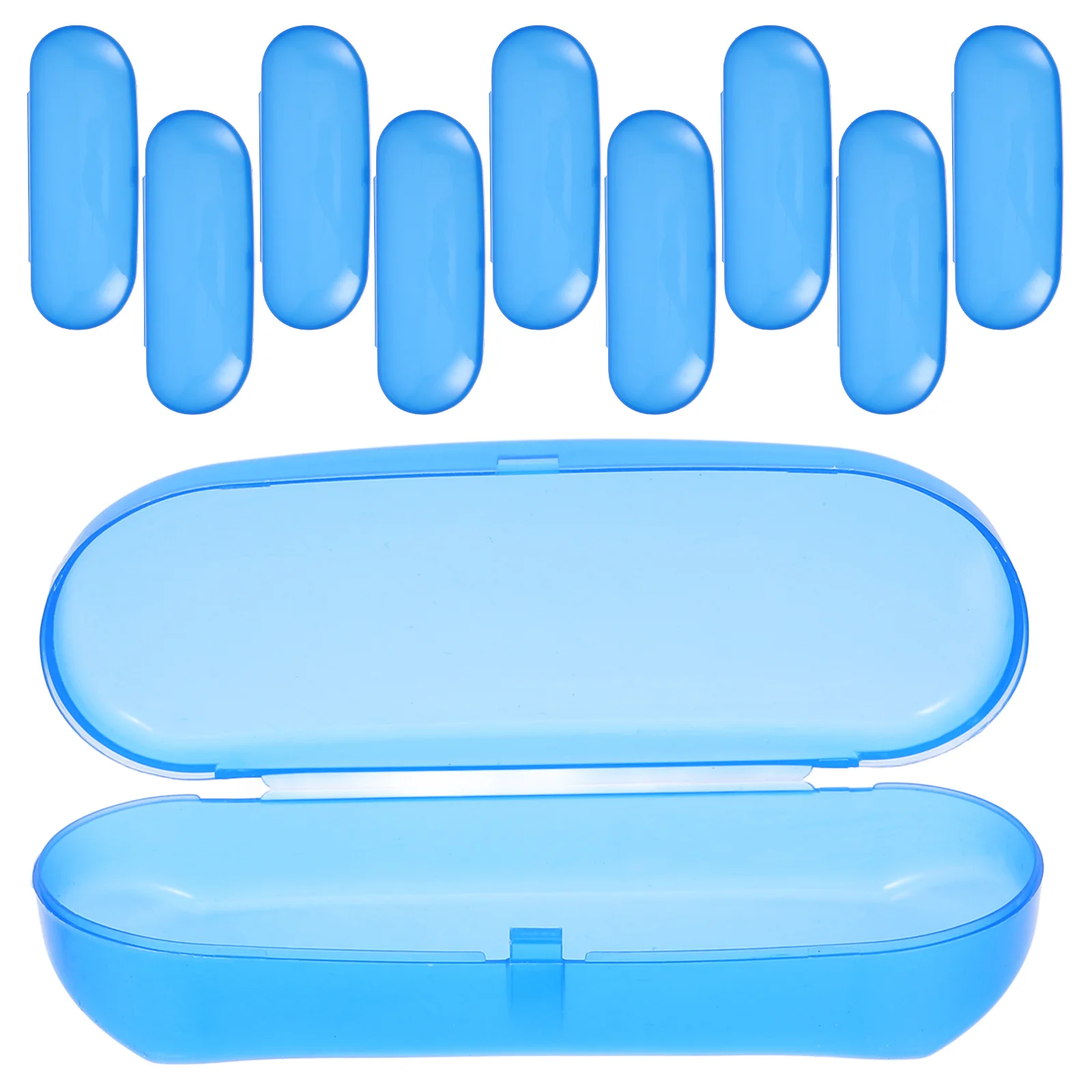 10Pcs Flip-Top Eyeglasses Case Hard Shell Storage Box Portable Travel Sunglasses Holder Glasses Organizer Protective Storage 
10Pcs Flip-Top Eyeglasses Case Hard Shell Storage Box Portable Travel Sunglasses Holder Glasses Organizer Protective Storage