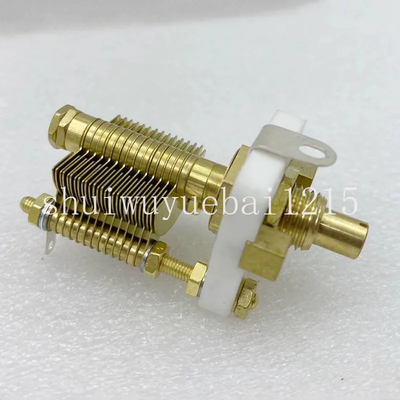 High Frequency High Q Value CW2F Ceramic All Copper Single Air Variable Capacitor 60P/100P Beauty Medical Small Loop Antenna
High Frequency High Q Value CW2F Ceramic All Copper Single Air Variable Capacitor 60P/100P Beauty Medical Small Loop Antenna