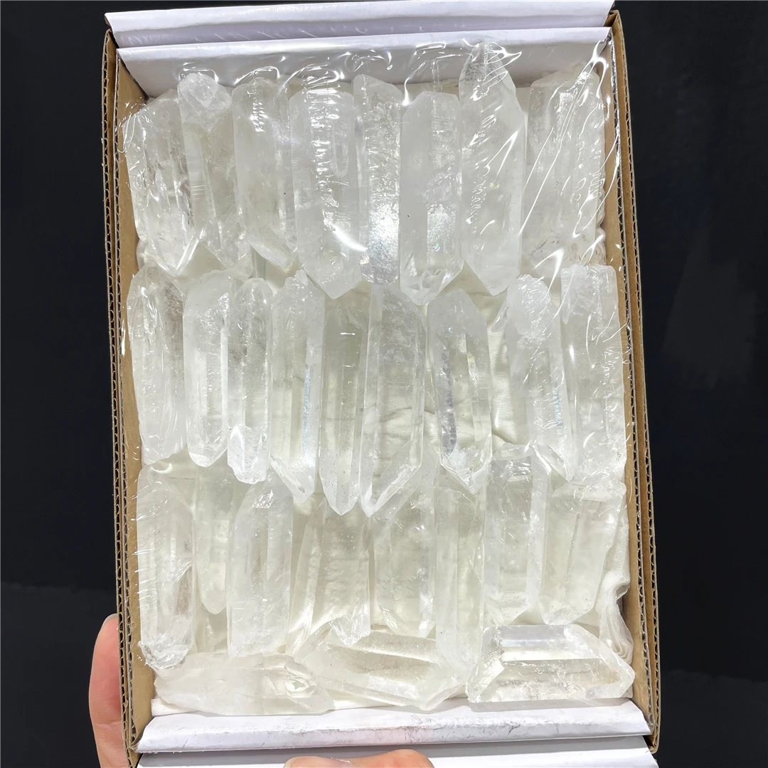 Natural Raw Clear Quartz Original White Crystal Points Healing Wand Feng Shui 2022 Degauss Stone Set Eliminate Negative Energy
Natural Raw Clear Quartz Original White Crystal Points Healing Wand Feng Shui 2022 Degauss Stone Set Eliminate Negative Energy