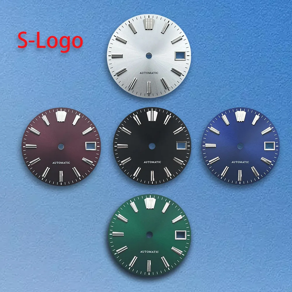 S Logo Dial Fit28.5mm NH35/NH36/4R/7S Japanese Movement High-Quality Applied Index Riveted Dial Watch Modified Accessories
S Logo Dial Fit28.5mm NH35/NH36/4R/7S Japanese Movement High-Quality Applied Index Riveted Dial Watch Modified Accessories 