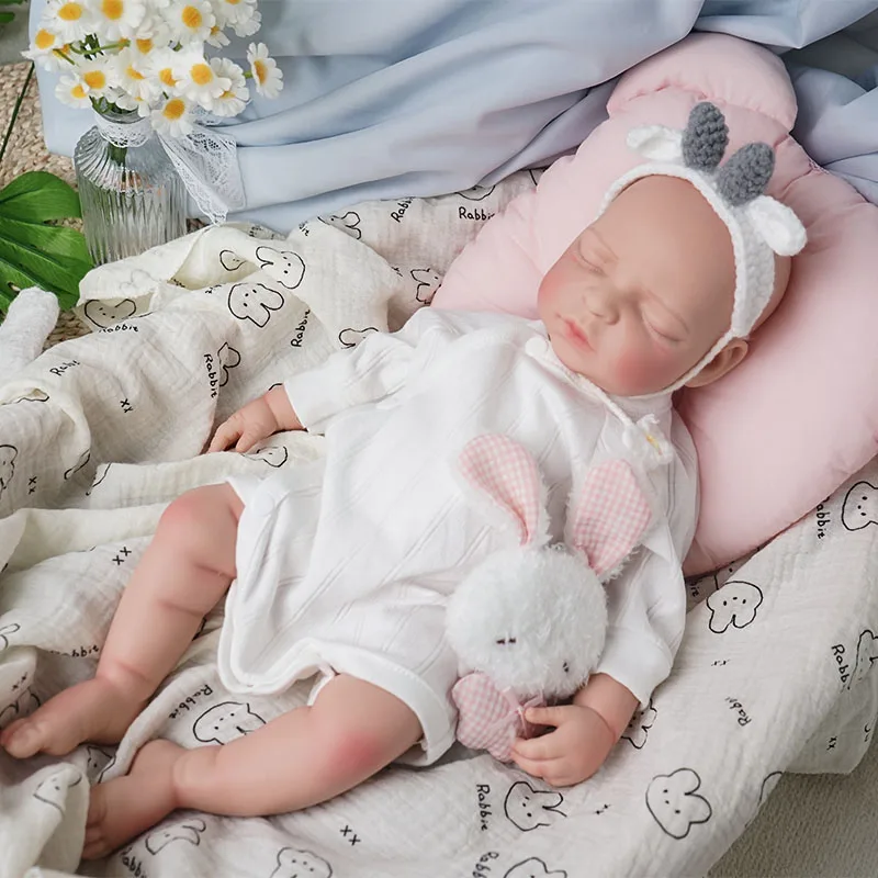 Reborn doll 44cm realistic design Silicone Baby Soft Touch Doll with soft touch 2.55kg doll toy children's gift 17.5 inch girl
Reborn doll 44cm realistic design Silicone Baby Soft Touch Doll with soft touch 2.55kg doll toy children's gift 17.5 inch girl