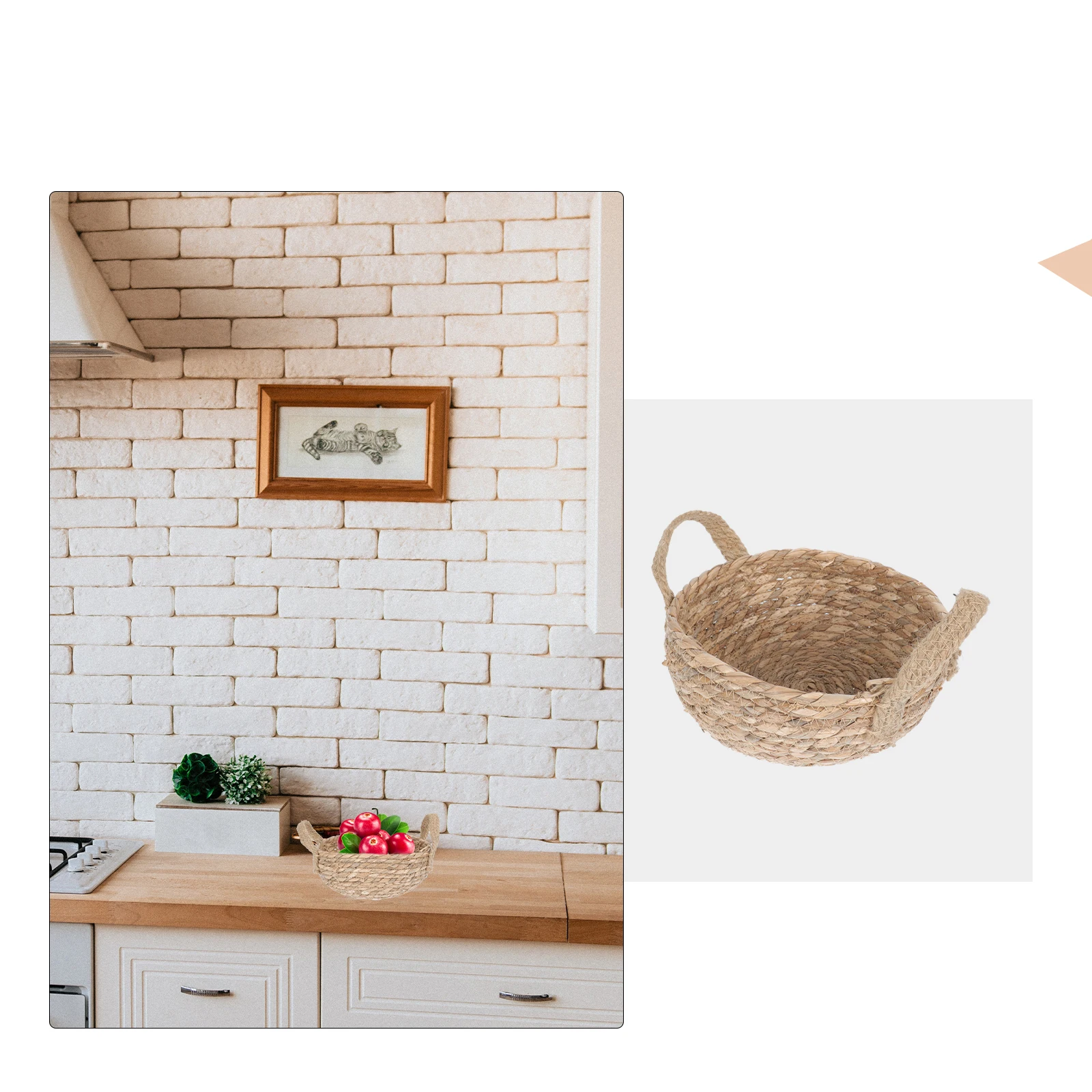 Fruit Basket Woven Baskets Decorative Arrangement Bedroom H held Straw Basket Flower Bread Home Party Multifunctional Natural
Fruit Basket Woven Baskets Decorative Arrangement Bedroom H held Straw Basket Flower Bread Home Party Multifunctional Natural