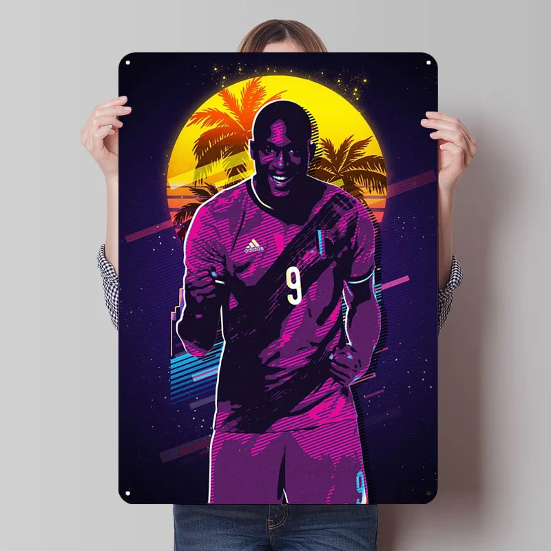 Romelu Lukaku Sign Football Player Poster Wall Art Mural Customizable Metal Tin Signs for Wall Art Decoration Luxury Home Decor
Romelu Lukaku Sign Football Player Poster Wall Art Mural Customizable Metal Tin Signs for Wall Art Decoration Luxury Home Decor