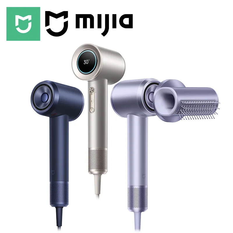 MIJIA High Speed Water Ion Hair Dryer Pro,120K RPM 72m/s Fast Dry Negative Low Noise,Smart Temperature CN Version With Adapter
MIJIA High Speed Water Ion Hair Dryer Pro,120K RPM 72m/s Fast Dry Negative Low Noise,Smart Temperature CN Version With Adapter